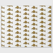 Cartoon Pleco Geschenkpapier (Flach)