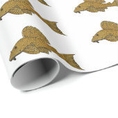 Cartoon Pleco Geschenkpapier (Rolleneckpunkt)