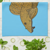 Cartoon Pleco Geschirrtuch (Gefaltet)