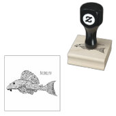 Cartoon Pleco Gummistempel (Stempel)