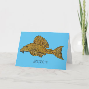 Cartoon Pleco Karte