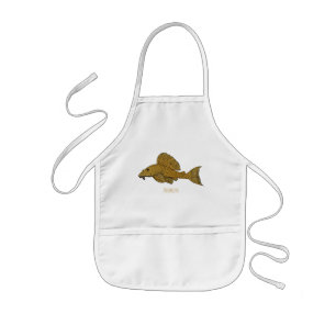 Cartoon Pleco Kinderschürze