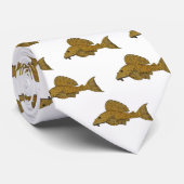 Cartoon Pleco Krawatte (Gerollt)