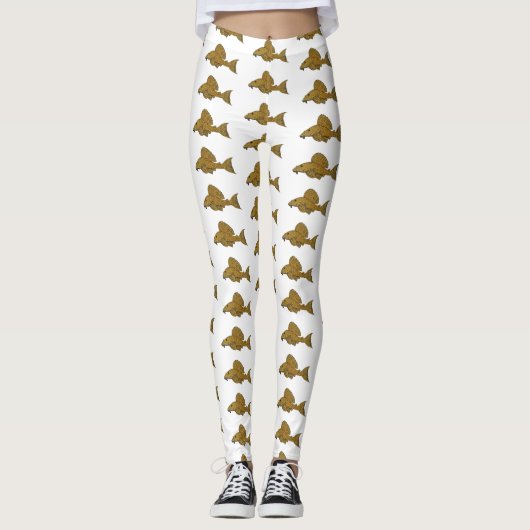 Cartoon Pleco Leggings (Vorderseite)