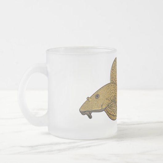 Cartoon Pleco Mattglastasse (Links)