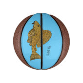 Cartoon Pleco Mini Basketball (Vertikal)