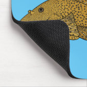 Cartoon Pleco Mousepad (Ecke)
