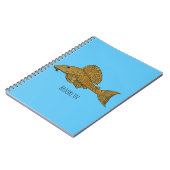 Cartoon Pleco Notizblock (Linke Seite)