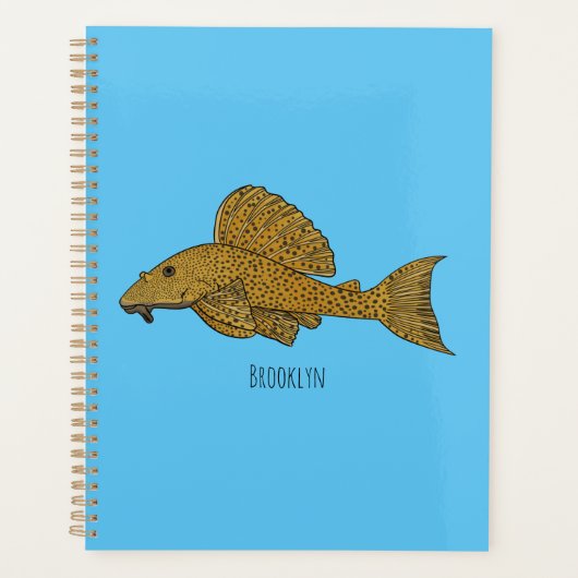 Cartoon Pleco Planer (Vorderseite)