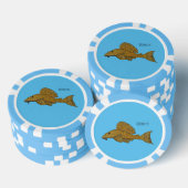 Cartoon Pleco Pokerchips (Stapel)