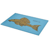 Cartoon Pleco Schneidebrett (Ecke)