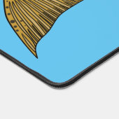 Cartoon Pleco Schreibtischunterlage (Ecke)