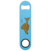 Cartoon Pleco Speed Flaschenöffner (Vorderseite)