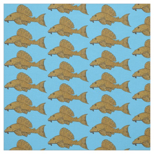 Cartoon Pleco Stoff (Muster)