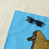 Cartoon Pleco Strandtuch (Beispiel)