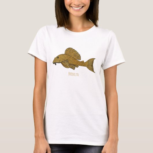 Cartoon Pleco T-Shirt (Vorderseite)
