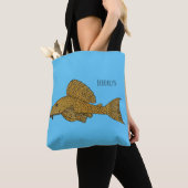 Cartoon Pleco Tasche (Von Nahem)