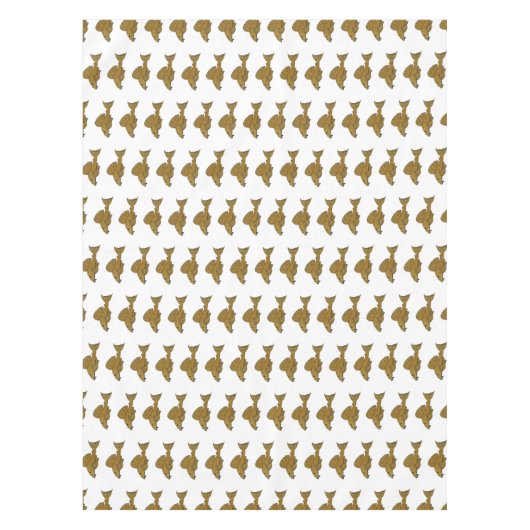 Cartoon Pleco Tischdecke (Vorderseite)