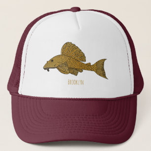 Cartoon Pleco Truckerkappe