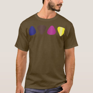 Cartoon Plektrum Liebe Gitarre spielen136 T-Shirt