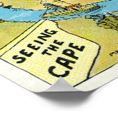 Cartoon Points of Interest on Cape Cod Poster (Ecke)