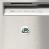 Cartoon Police Van Magnet (In Situ (Geschirrspüler))
