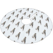 Cartoon Polyester Weihnachtsbaumdecke (Schrägansicht)