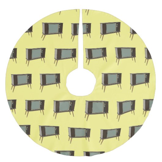 Cartoon Polyester Weihnachtsbaumdecke (Vorderseite)