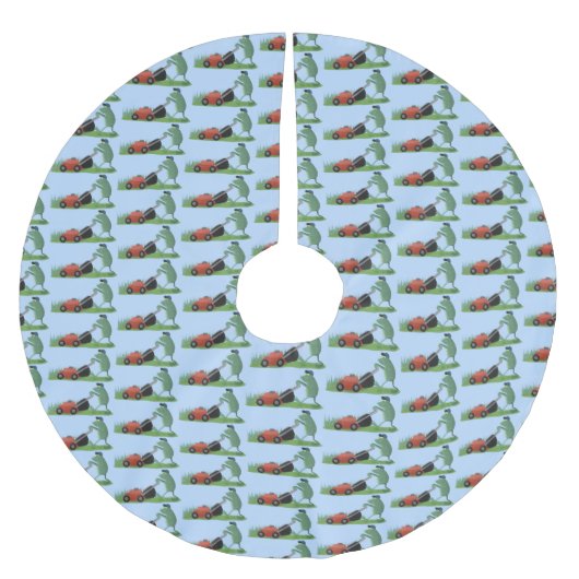 Cartoon Polyester Weihnachtsbaumdecke (Vorderseite)