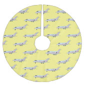 Cartoon Polyester Weihnachtsbaumdecke (Vorderseite)