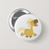 Cartoon Pony-Taste Abzeichen Button (Vorne & Hinten)