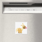 Cartoon Pony und Blume Magnet (In Situ (Geschirrspüler))