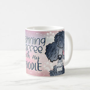 Cartoon Poodle Dog Kaffee Tasse, Cup Kaffeetasse