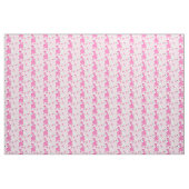 Cartoon Poodle mit rosa Haar und Bow Stoff (Yard (91,4 cm))