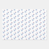 Cartoon Poodle Posh Paws Weihnachten Geschenkpapier Set (Vorderseite 2)