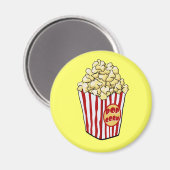 Cartoon Popcorn Bag Magnet (Vorderseite/Rückseite)