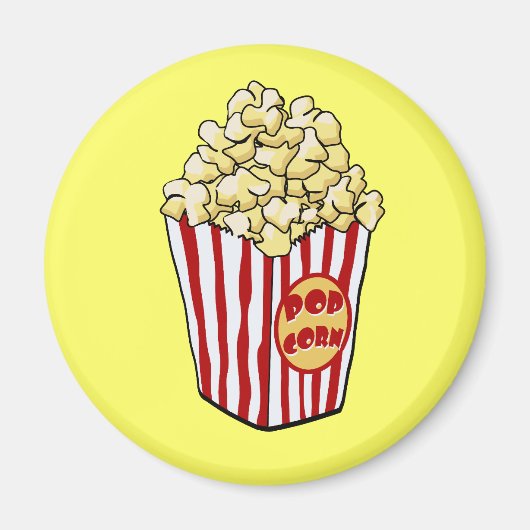 Cartoon Popcorn Bag Magnet (Vorne)