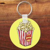 Cartoon Popcorn Bag Schlüsselanhänger (Vorderseite)