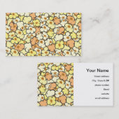 Cartoon-Popcorn Visitenkarte (Vorne/Hinten)