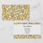 Cartoon-Popcorn Visitenkarte (Vorne/Hinten)