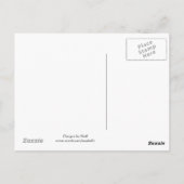 Cartoon Porcupine - ich bedaure Postkarte (Rückseite)