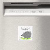 Cartoon Porcupine mit Sprichwort Magnet (In Situ (Geschirrspüler))