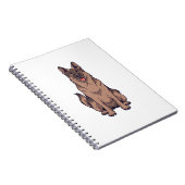Cartoon Portrait Design Notizblock (Rechte Seite)