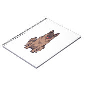 Cartoon Portrait Design Notizblock (Linke Seite)