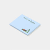 Cartoon Post-it Klebezettel (angewinkelt)