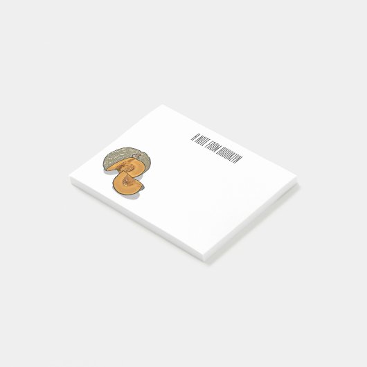 Cartoon Post-it Klebezettel (angewinkelt)