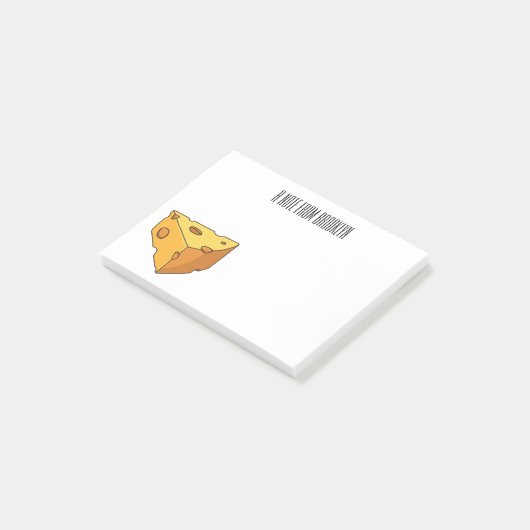 Cartoon Post-it Klebezettel (angewinkelt)