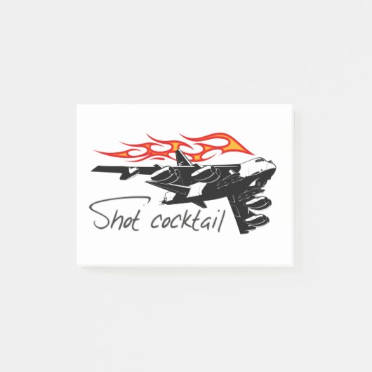 Cartoon Post-it Klebezettel (Vorderseite)