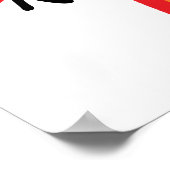 Cartoon Poster für den aufregenden handgezogenen K (Ecke)