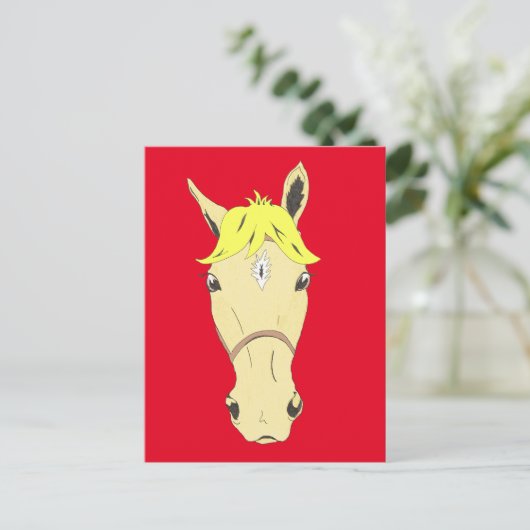 Cartoon Postkarte (Stehend Vorderseite)